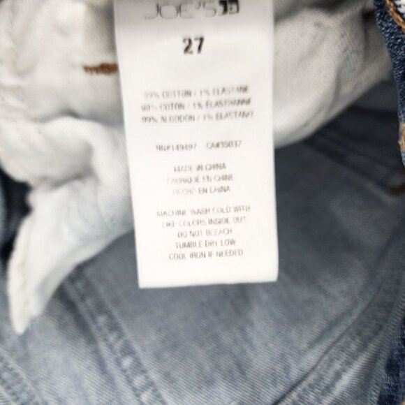 Joe's Jeans Button-Fly Mid-Rise Slim Boyfriend The Scout Womens‎ Size 27 - Picture 10 of 11
